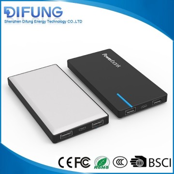 Water Transfer Printing Slim Portable Charger External Power Bank Polymer