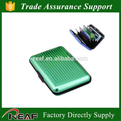 Aluminum Material card guard secure aluminum wallet card wallet