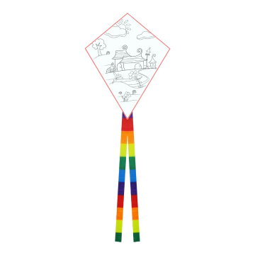 Creative Kids' Outdoor Kite Painting and Craft Kit for White Animal Designs
