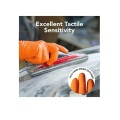 Top Selling Nitrile Gloves Orange Color