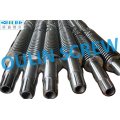 Liansu Lse80/156 Twin Conical Screw and Barrel for PVC Machine