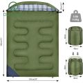 Outdoor Camping Two Person Sleeping Bag For Couple