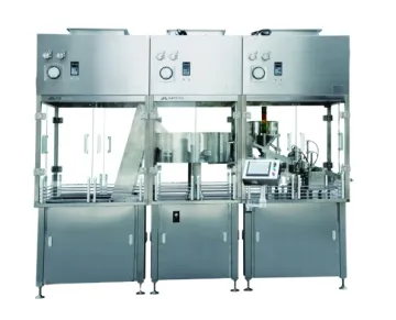 Automated Syringe Filling, Plugging, and Capping Machine for Medical Applications