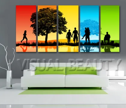Family Trip Photos Home Decoration Printing Arts