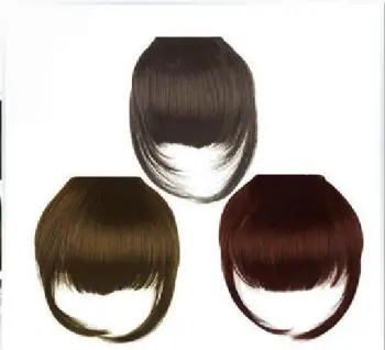 Human Hair Fringe Clips in