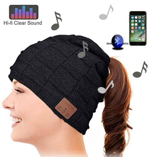 Peek A Boo winter hats with bluetooth