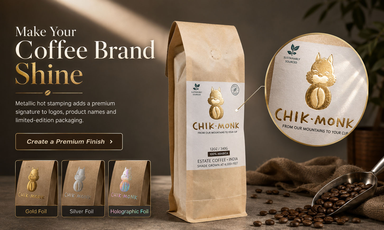 coffee bean bag