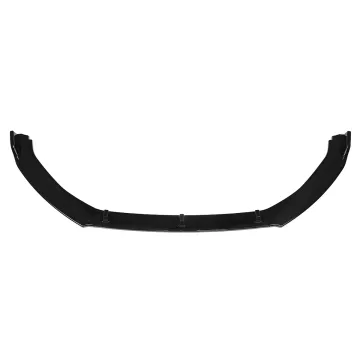 XLstyling Carbon Look Glossy Black Front Lip Splitter for VW Golf MK7/MK7.5 GTI R 2014-2019