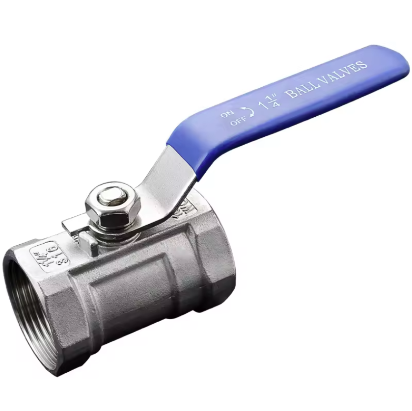 Manual 1 Pc Stainless Steel FemaleThreaded Ball Valve