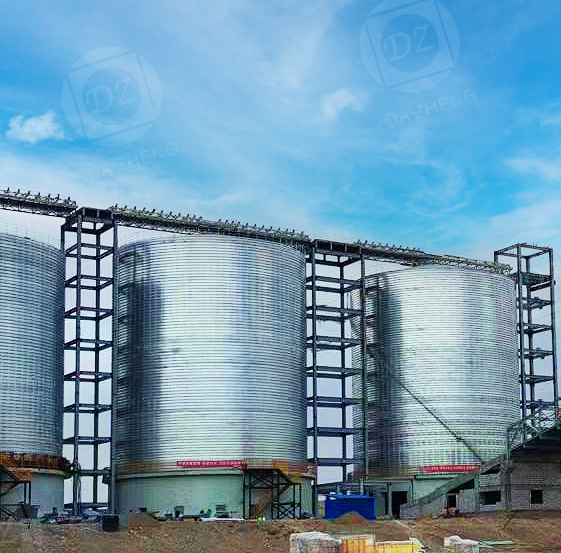 Гофрирана стоманена плоча силоз за летяща пепел