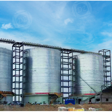 Гофрирана стоманена плоча силоз за летяща пепел
