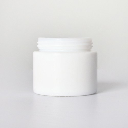 Opal White Glass Body Cream Jars Series for Cosmetic