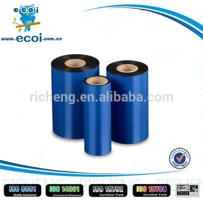 Super Durable Resin Ribbon High Quality Compatible with Zebra Datamax Ricoh Barcode Printer Standard TTR Color Wax-Resin Ribbon