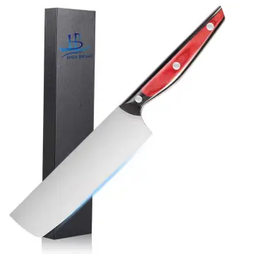 Professional Nakiri Knife: Perfect for Vegetable Chopping - Hand-Sharpened Japanese Kitchen Knife