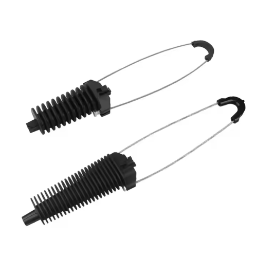 Overhead ADSS Fiber Cable Anchoring Tension Suspension Clamp