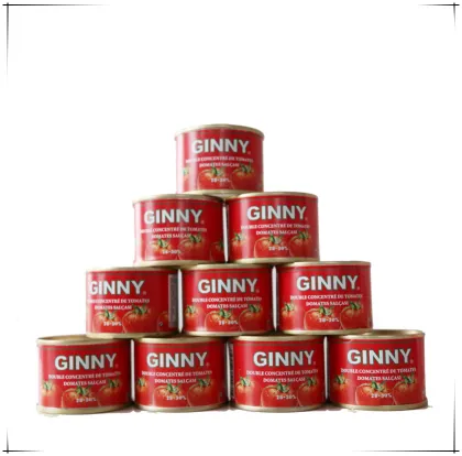 70g GINNY brand 28-30% concentrate tomato paste