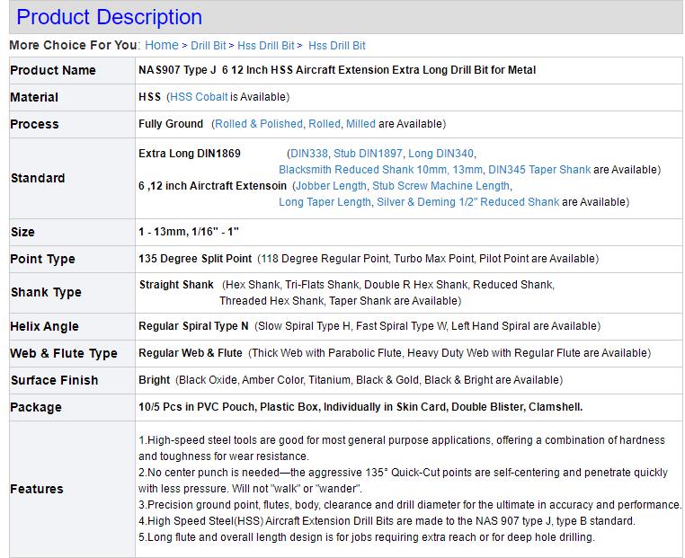 Nas907 Product Description