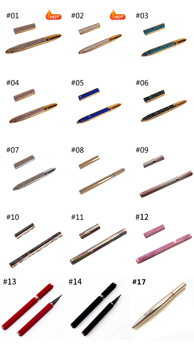 South Africa Hot Sale Gule Free Eyeliner Pen Eyelash Glue Quick Dry Easy Wearing Eyeliner Magic Adhesive Eyeliner
