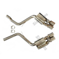 Edelstahl-Fit Porsche 970 Panamera V6/V8/S/4S/Turbo 10-16 Heck-Abgasanlage mit Ventilen