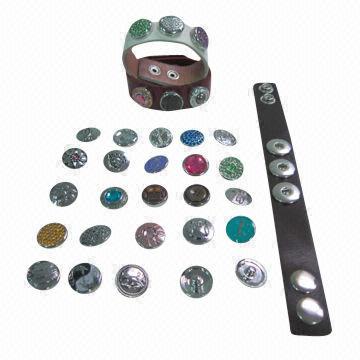Chunk snap buttons for snap bracelets, necklace, ring, belts, more than 300 styles chunks for option