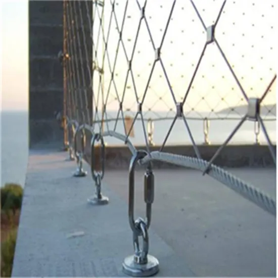 manufacture quality architectural cable rope stainless steel wire mesh for balustrade