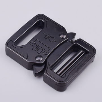 25mm Heavy Duty 300KG Steel Black Electrophoresis Tactical Cobra Belt Buckle For Military