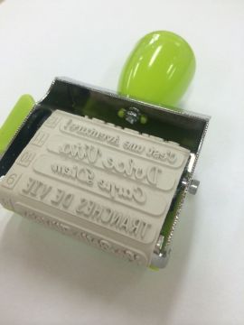 Digital Office Metal Rubber Plastic Symbol Automatic Number Stamp