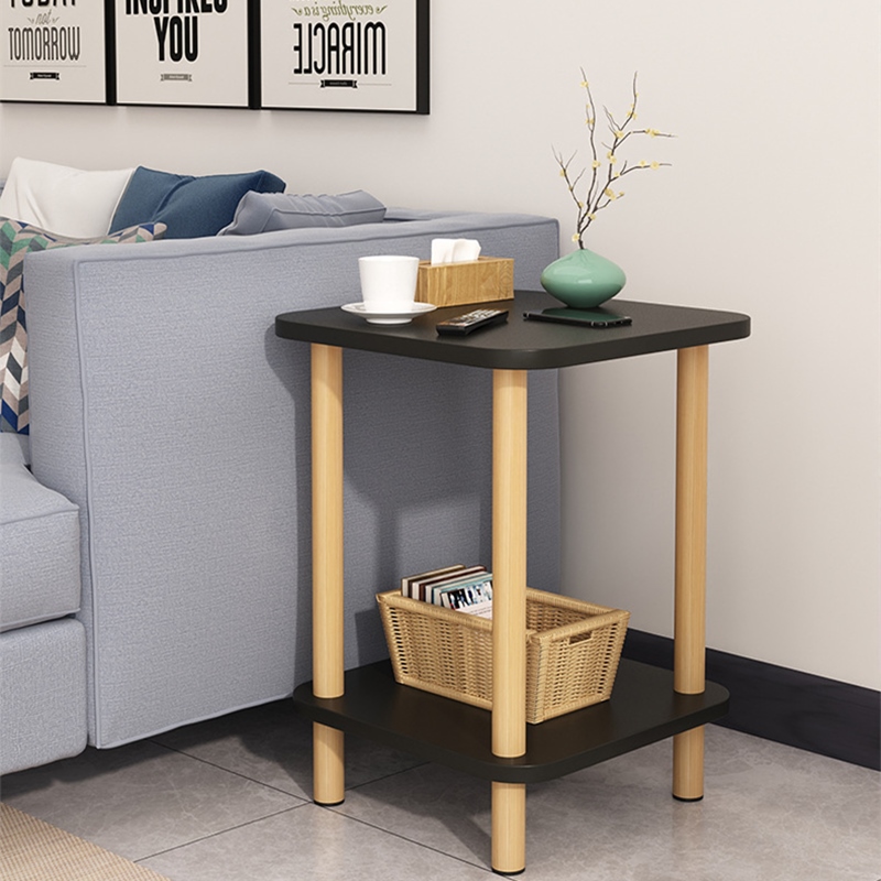 Contemporary Small End Table with Storage