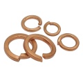 Brass Single Coil Spring Lock Washers