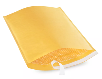 Self-Sealing Gold Padded Mailers