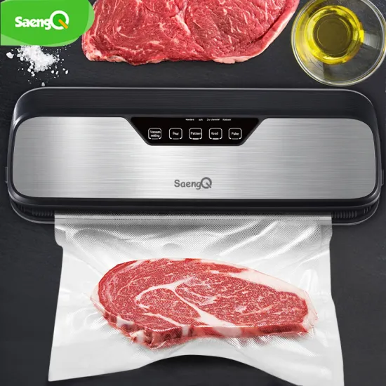 saengQ Best Electric Vacuum Sealer Packaging Machine For Home Kitchen Food Saver Bags Commercial Vacuum Food Sealing