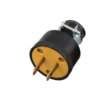 2 Pin US Male Electrical Plug Heavy Duty Socket