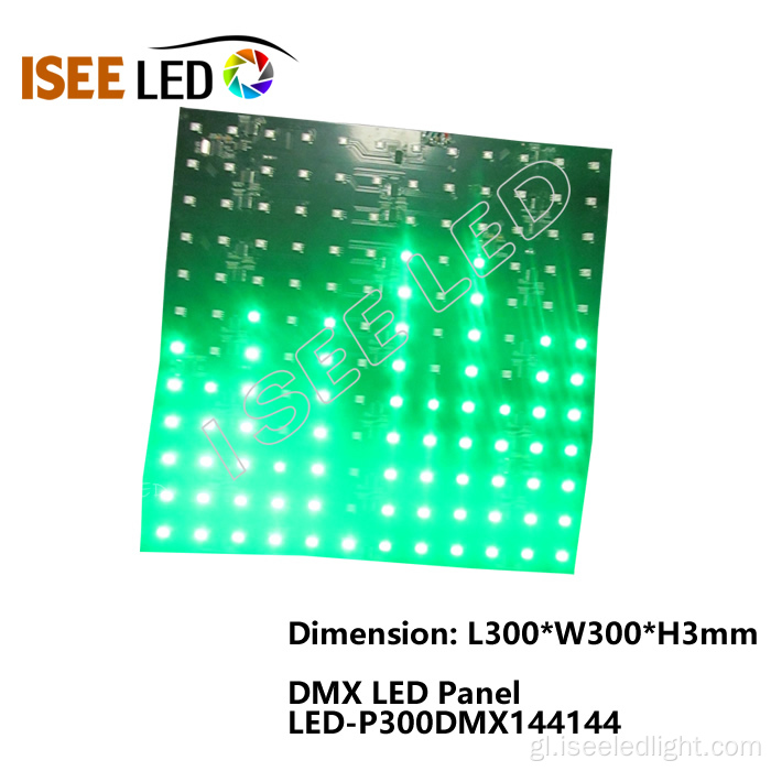 DMX Control 300mm*300 mm de luz do panel LED de vídeo