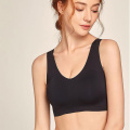 Soutien-gorge de yoga t-shirt sans couture rembourré pour filles