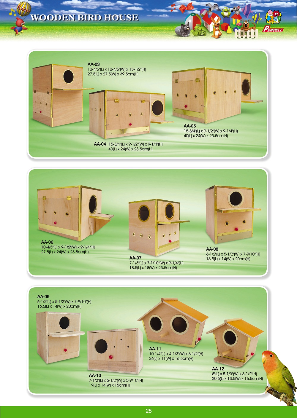 Wooden Bird Houses