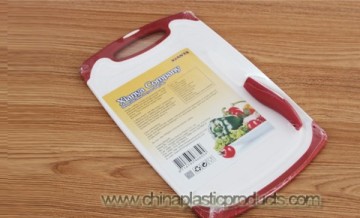 Plastic Cutting board with knife