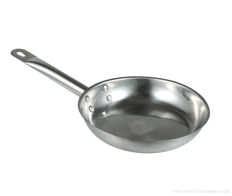 Durable Stainless Steel Frying Pan