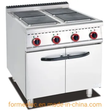 Electric Combination Oven Electric Range with 4-Hot Plate & Cabinet