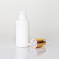 Opal White Glass Toner Bottle com pulverizador