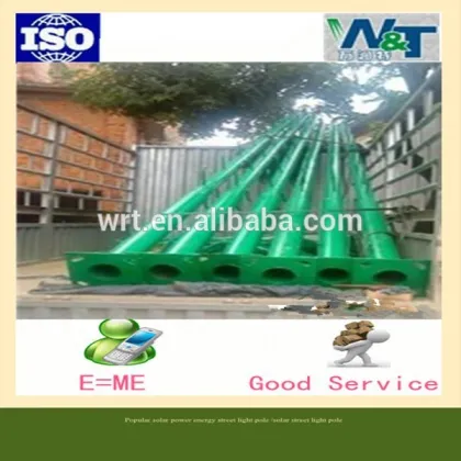 Popular solar power energy street light pole /solar street light pole
