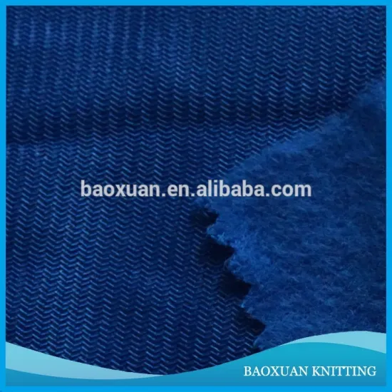 winter jackets tricot pocket fabric one side brushed