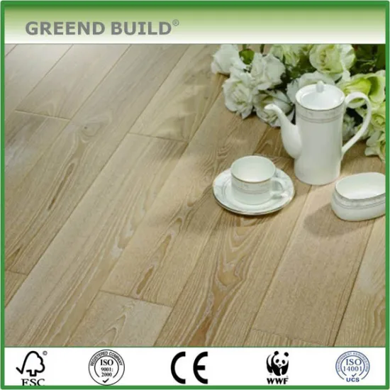 White ash indoor floor