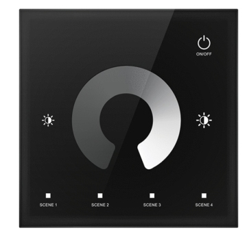 SKYDANCE 12V-48VDC Single Color LED Controller with Glass Touch Panel