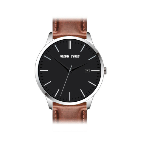 Custom Logo Stainless Steel Case Back Quartzo Watches
