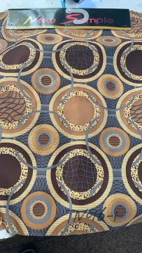 Fashion Soft flowers Geometric Printed Fabric