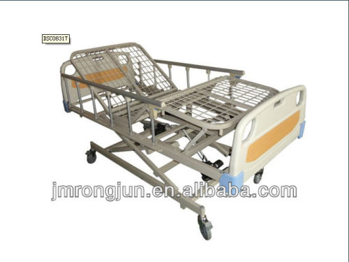 hot sale hydraulic hospital bed with commode with brake system RJ-H6686