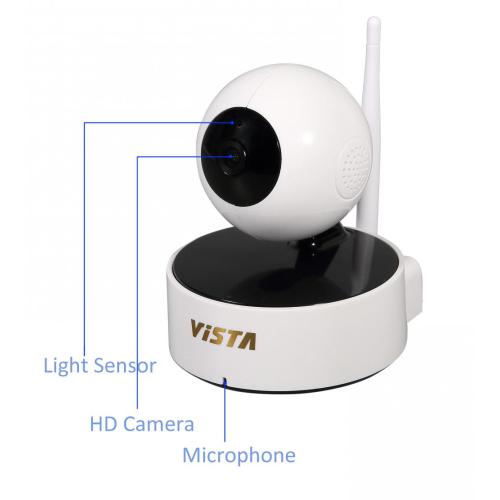 HD 720P Pan Tilt IP Network Camera with Two-Way Audio