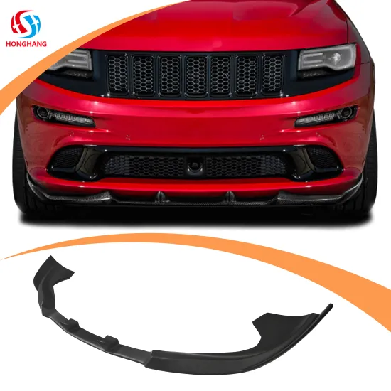Honghang High Quality ABS Front Bumper Lip for Jeep Grand Cherokee SRT8 Body Kit 2020