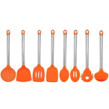 Newest Utility Colorful Silicone Chef Utensils