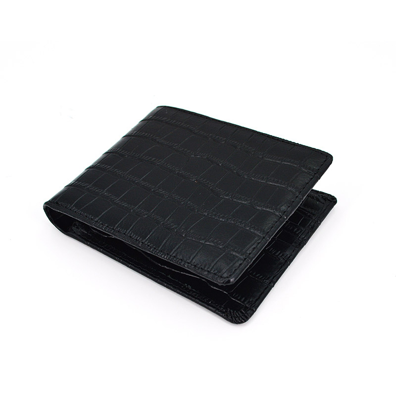 Dompet Pendek Kulit Hitam Merek Kustom